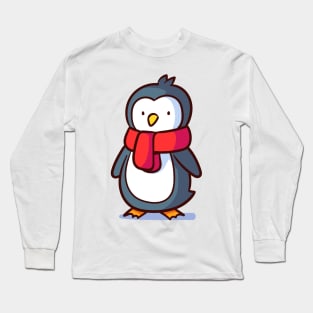 happy little penguin Long Sleeve T-Shirt